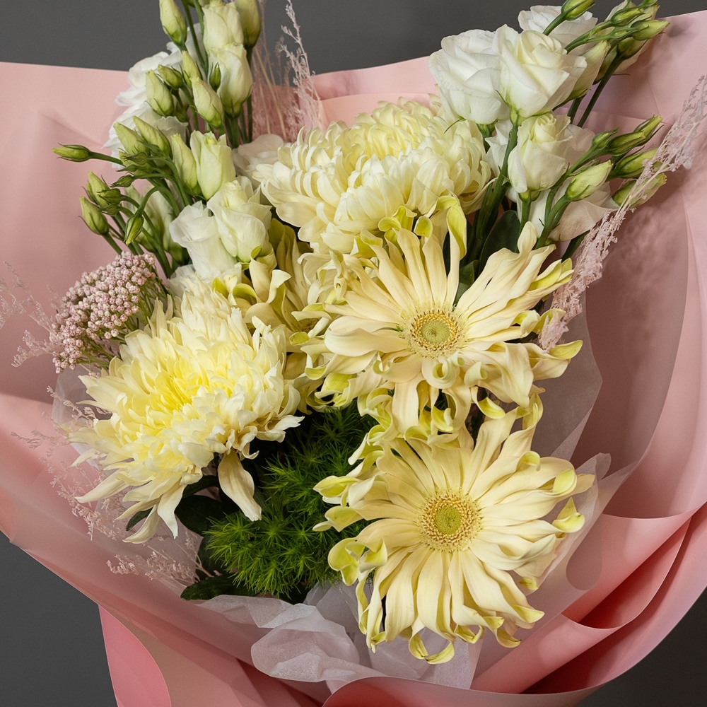 Букет - 125 Сборный букет с герберами