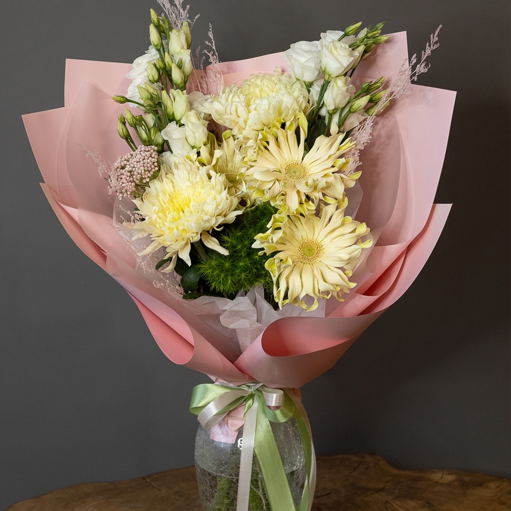 Букет - 125 Сборный букет с герберами