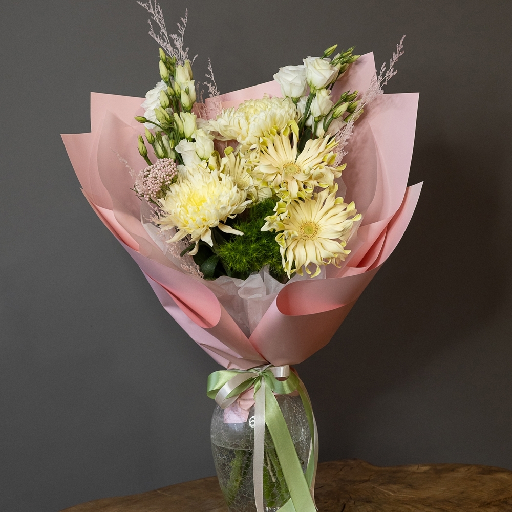 Букет - 125 Сборный букет с герберами