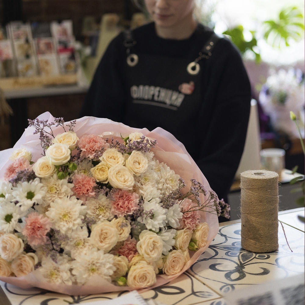 Весна #64 Нежный сборный букет