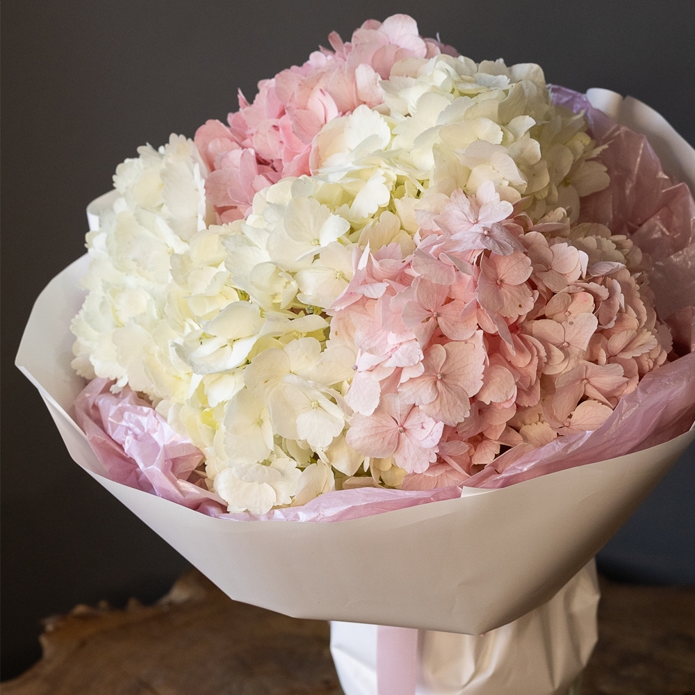 Букет - 145 Нежный букет гортензий