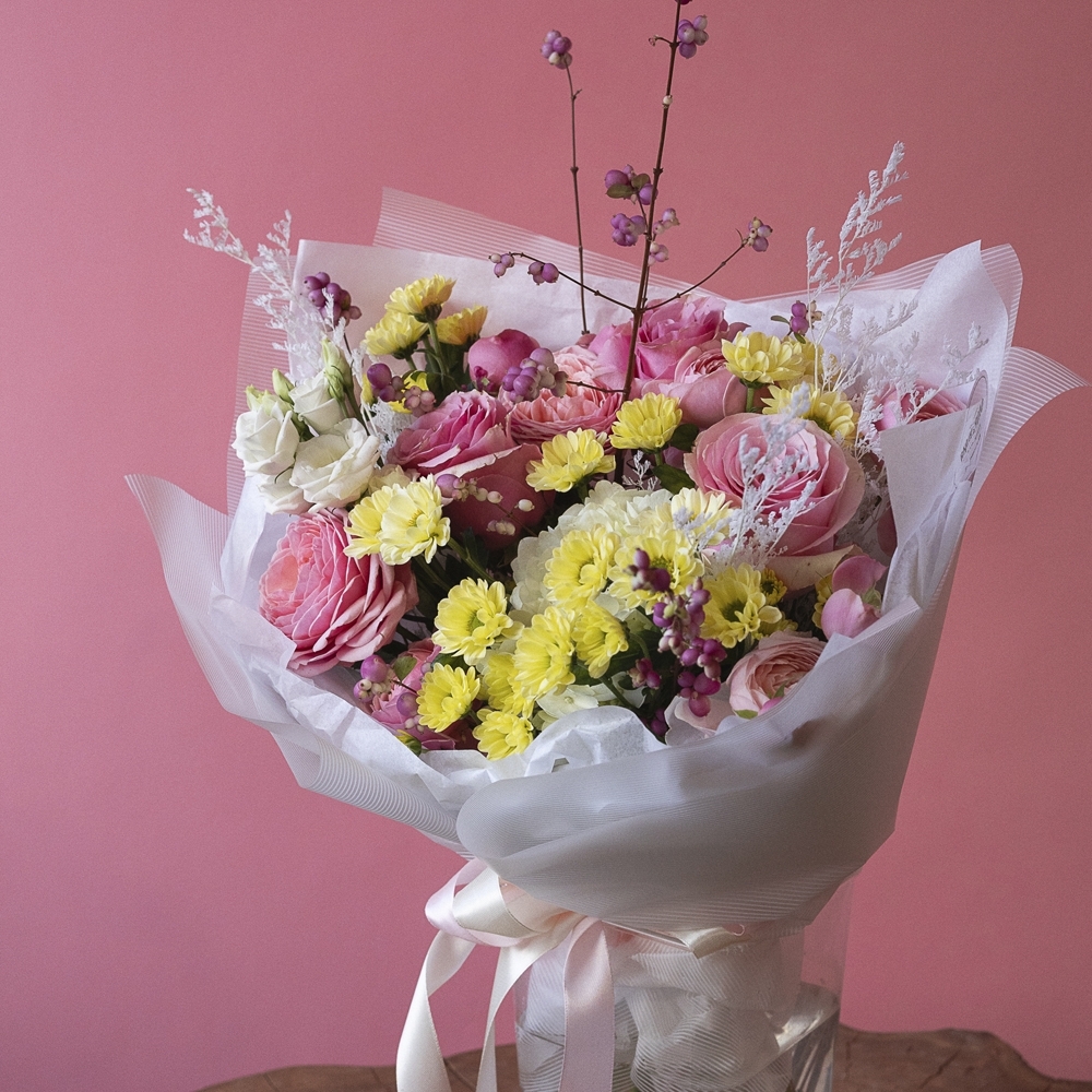 Букет - 123 Яркий сборный букет