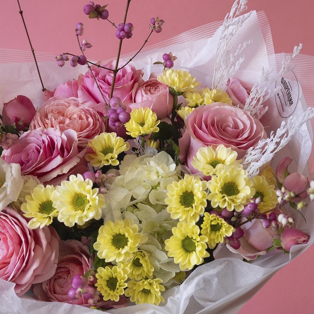 Букет - 123 Яркий сборный букет