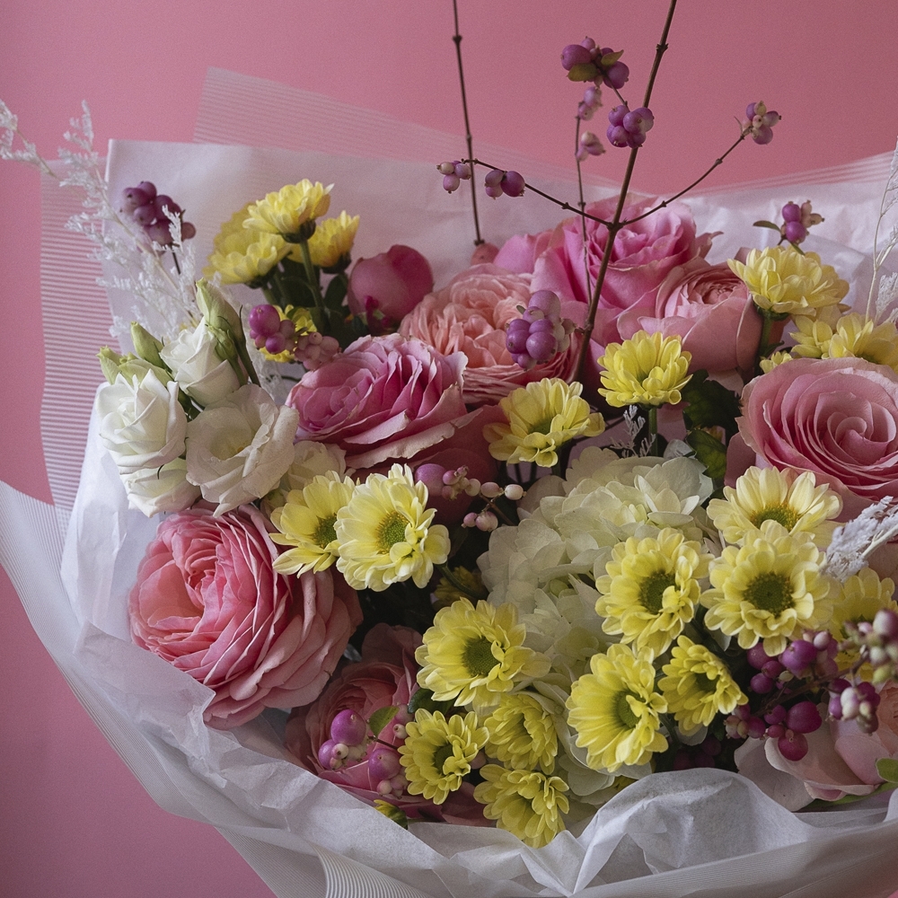 Букет - 123 Яркий сборный букет