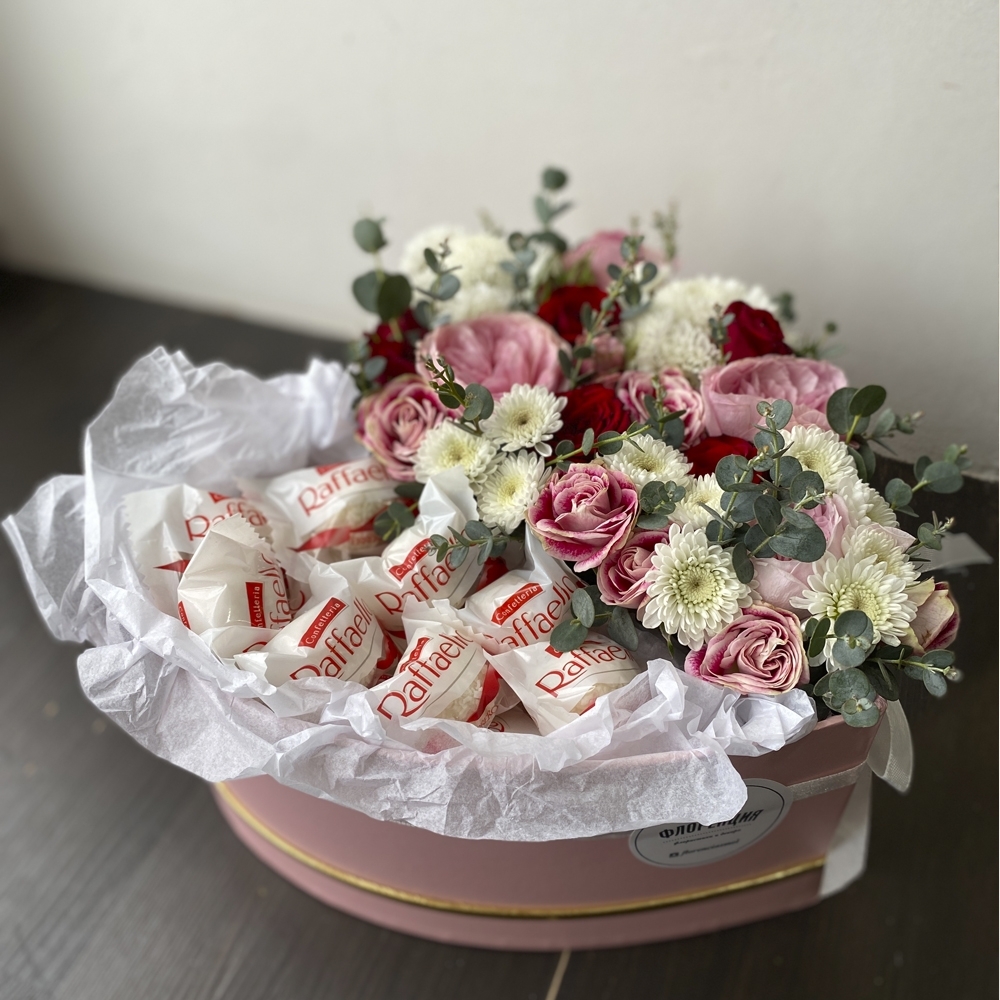 Dolcezza #36 Цветочная валентинка с рафаэло